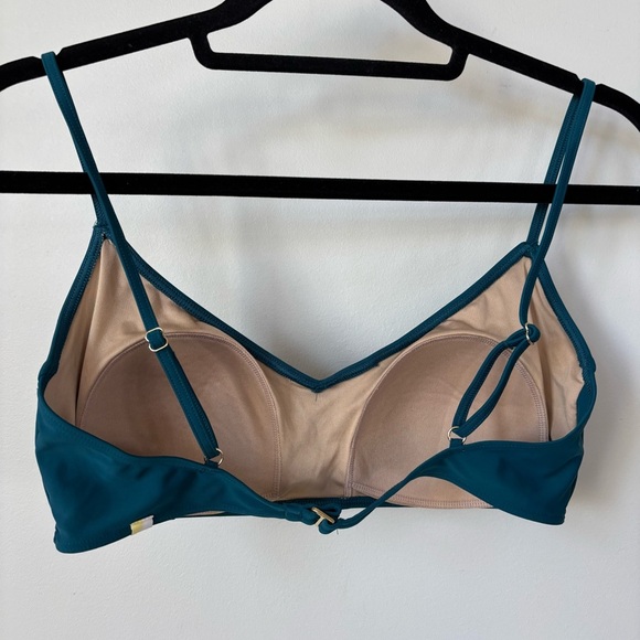 Summersalt Teal Bikini Top Size 8 - Picture 2 of 6